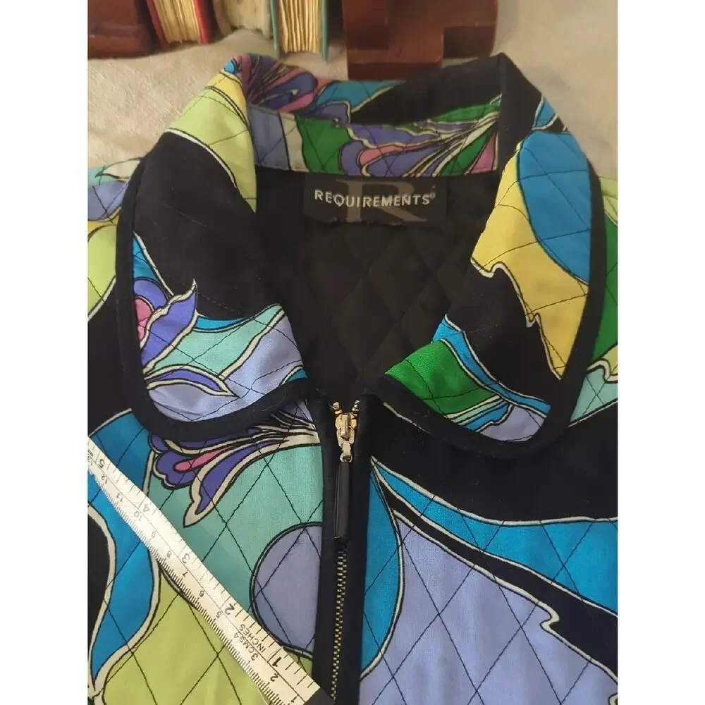 Vintage Requirements Quilted Jacket Resort Wear Coastal Prep Lily Inspired